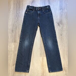 Boy’s Place Dark Wash Straight Jeans 8
